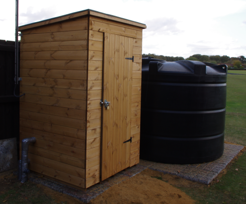 Tank & Pump Shed for Cricket Square