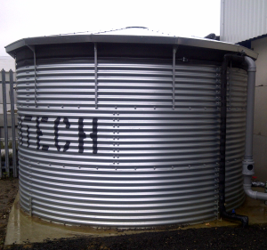 Galvanised Tank with Greenseal EDPM 1mm Liner & Steel Cover