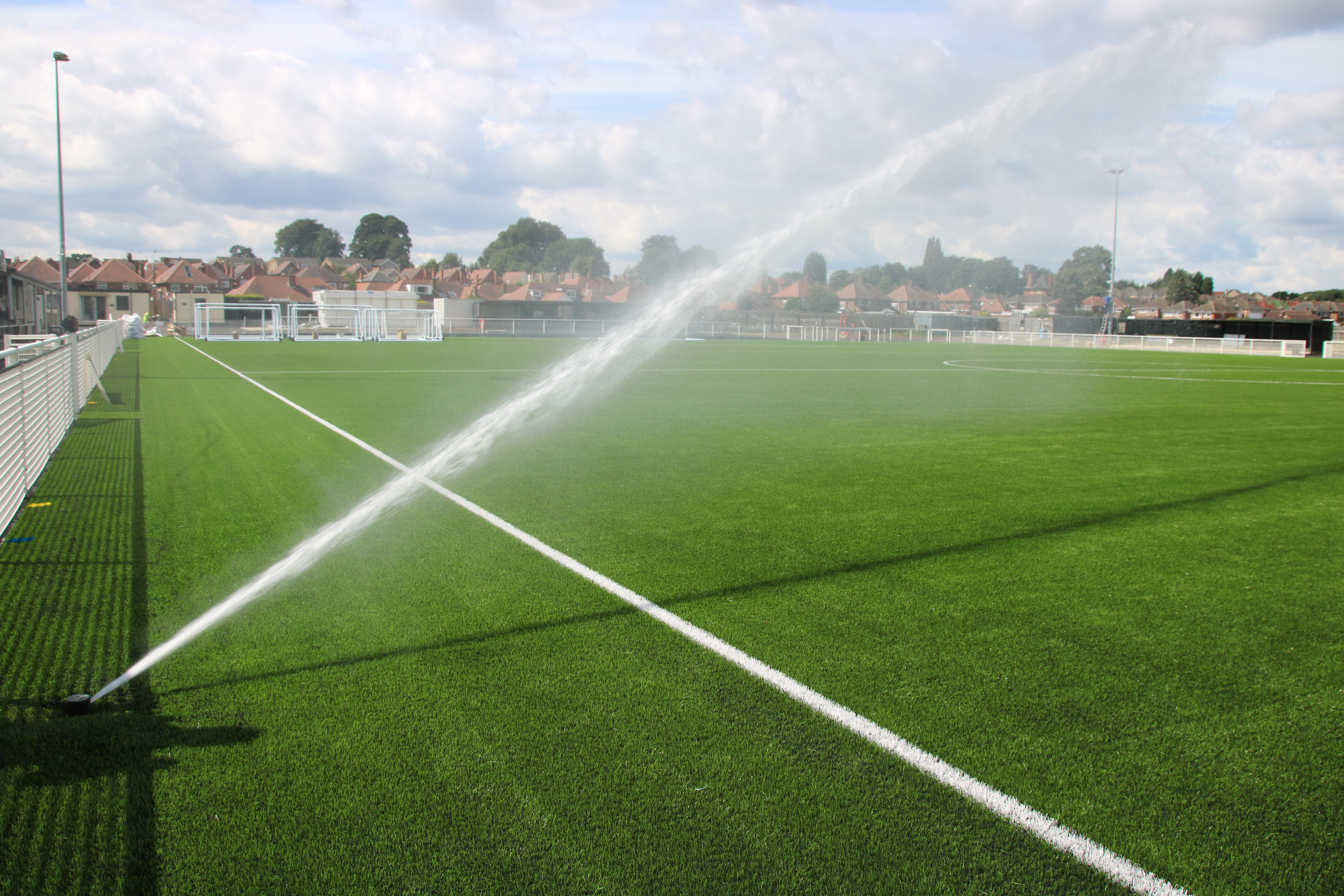 Hunter ST90 Sprinkler on 3G Pitch